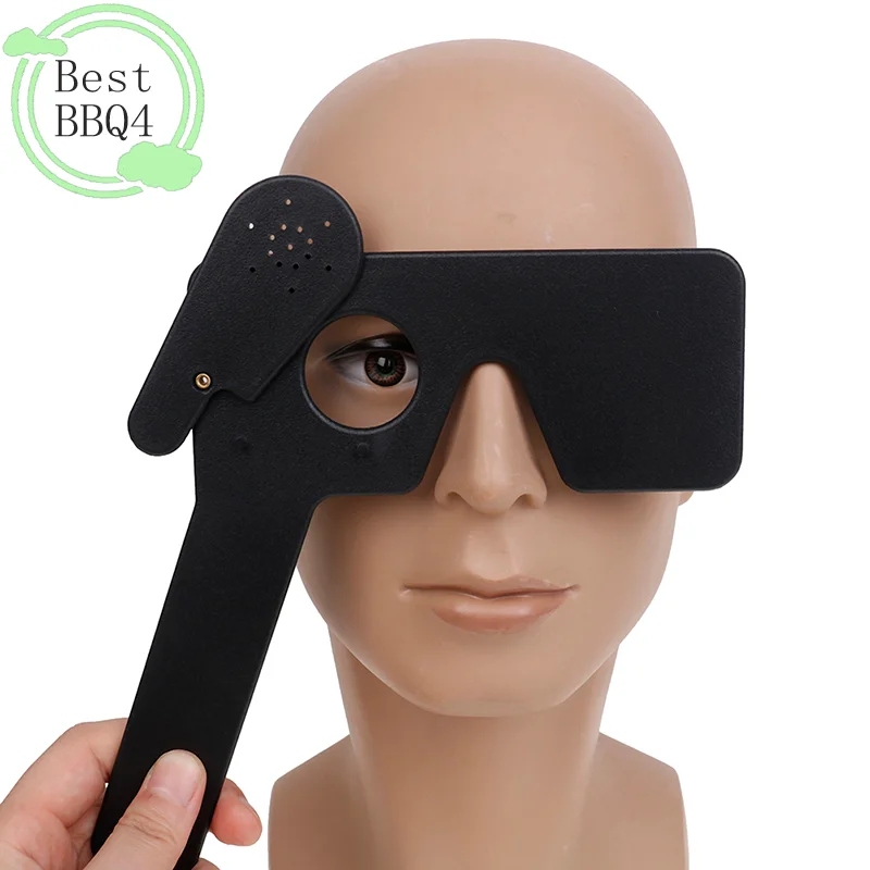 

(BBQ4)Lorgnette Occluder Multi 17 Pin hole Hand Occluder Optometry Instrument Tool