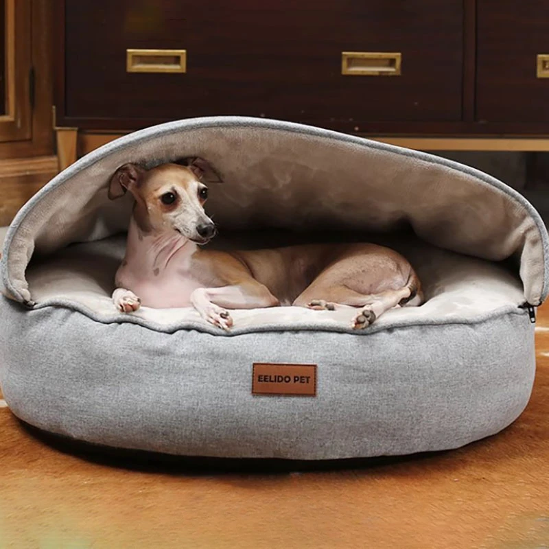 Soft Dog Bed House Pet Bed Kennel Cushion Winter Warm Sofa Basket Cozy Mat Bed Dogs Sleeping Panier Chien Home Furniture