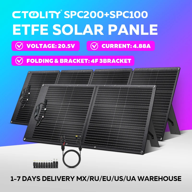 Etfe 100W 200W Sola…