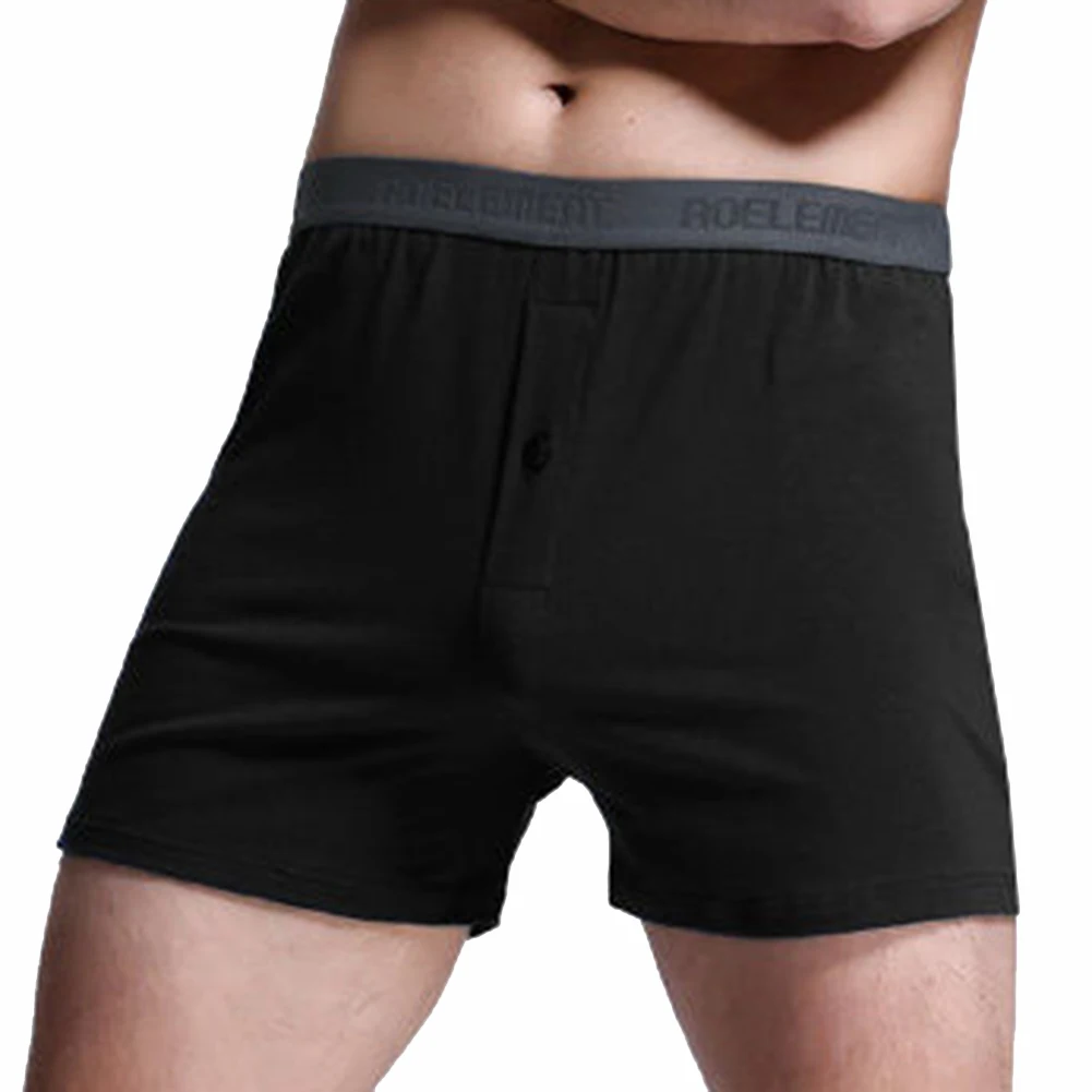 

Breathable Men's Mid Waist Underpants Boxer Shorts with Pouch Design Cotton Spandex Blend Comfortable Fit for Everyday Wear