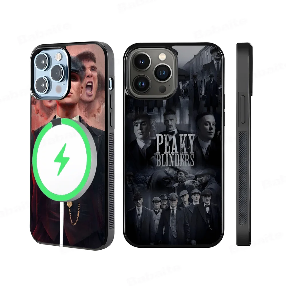 Thomas Shelby Peaky Blinders Phone Case Magnetic Case For iPhone 16 14 13 12 15 Pro Max Plus For Magsafe Wireless Charge Cover