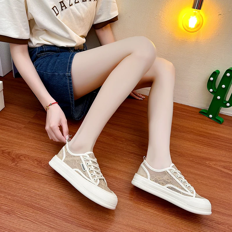 

Brand Women Classic Lightweight Skate Shoes Canvas Shoes Non-slip Sweat-absorbent Womens Sneakers Lace-up Business Travel Shoes