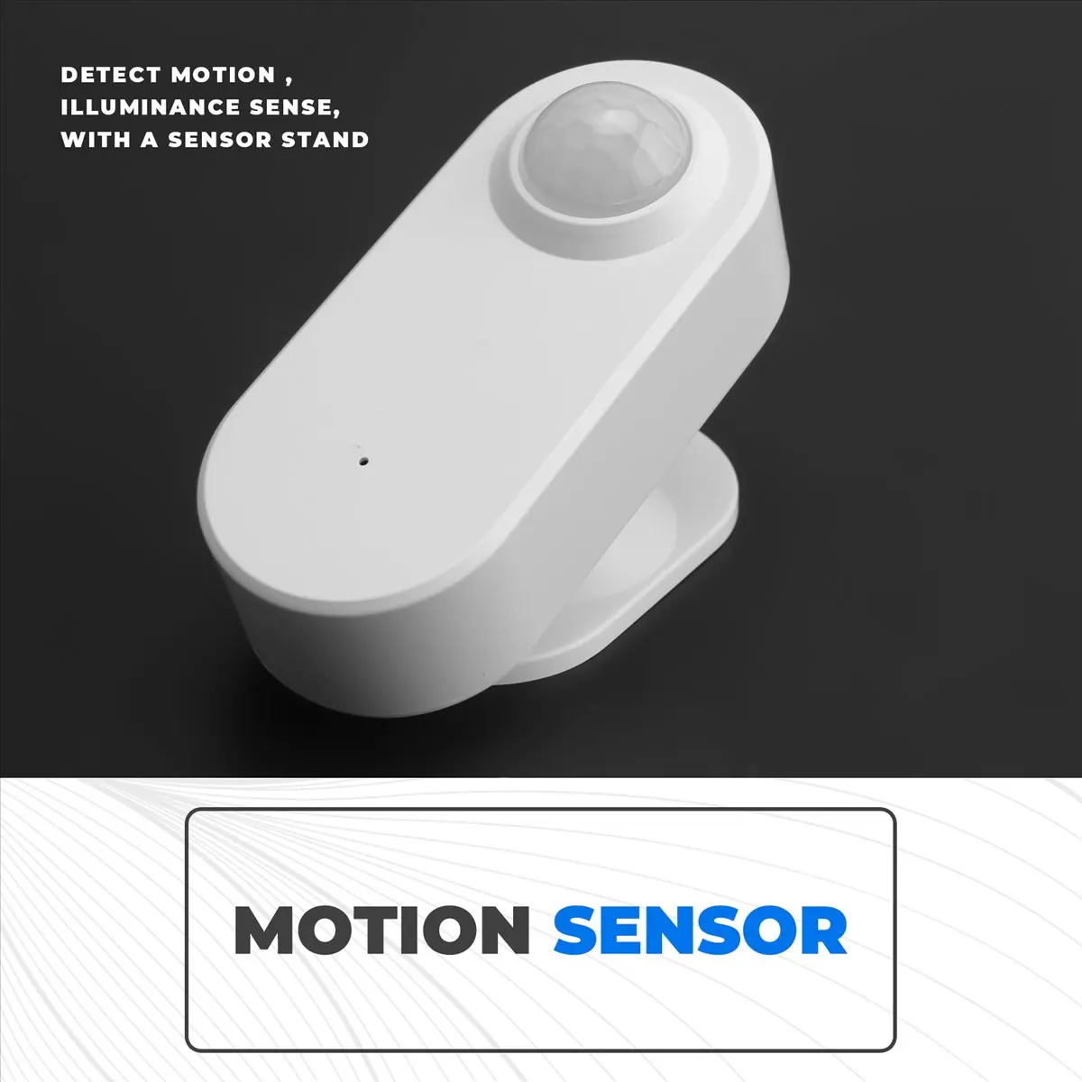 ABGN Graffiti Zigbee Human Presence Sensor Pir Human Motion Sensor Battery Powered Sensor