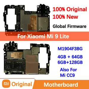 Bilashmart 100% Brand BackShell Original Motherboard Xiaomi Mi 9 Lite Mainboard Logic Circuit Board Plate Global Unlocked CC9 M1904F3BG Mothe