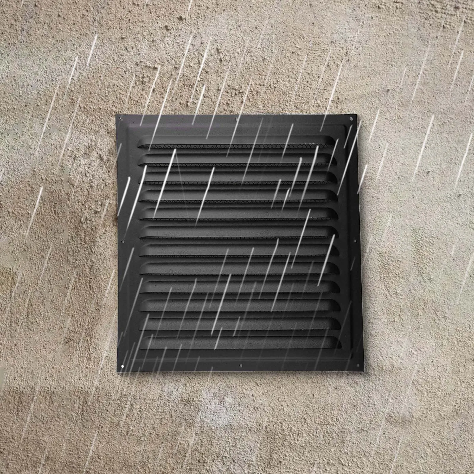 Easy Install Vent Plate Blower Soffit Vent Covers 30*30cm Square Vent Plate Stylish Aesthetics Easy Installation