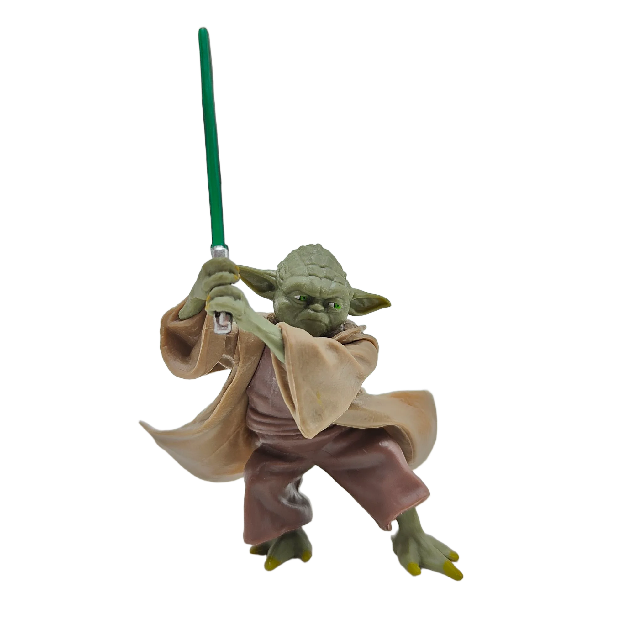Manda lorian Master Yoda con sable de luz espada colección de figuras de acción modelo Juguetes
