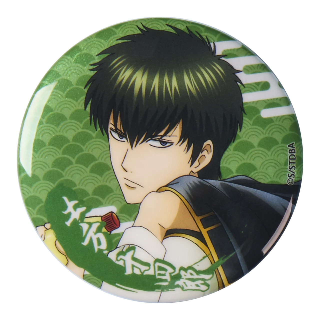 58mm Anime Gintama Sakata Gintoki Hijikata Toushirou Takasugi Shinsuke Cosplay COSTUME Badge Pin SPTE Tinplate Brooch﻿ Prop Gilf