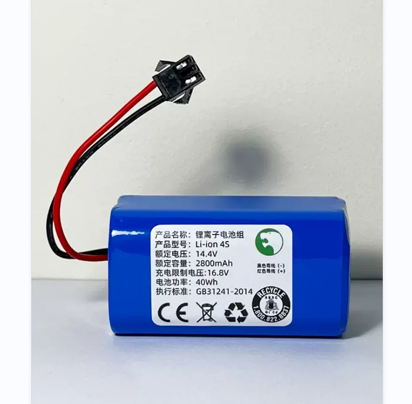 Li-Ion Battery Pack For ECOVACS CEN360 CEN361 DH35 DH36 DH43 DH45 DN621 BFD-wsq DS35 625 weeping Robot 14.4V 2800mAh