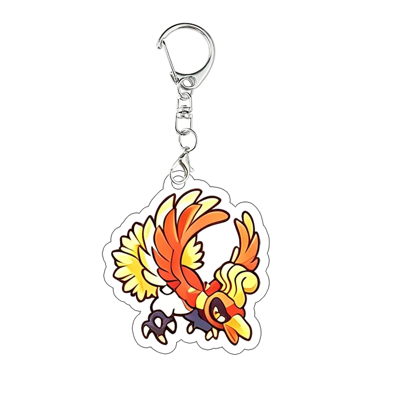 Mewtwo Acryl-Schlüsselanhänger Suicune Ho Oh Anime Cartoon Cosplay Requisiten Mew Latios Dragonite Gastly Cosplay Requisiten Taschenanhänger Geschenk – Detail 9