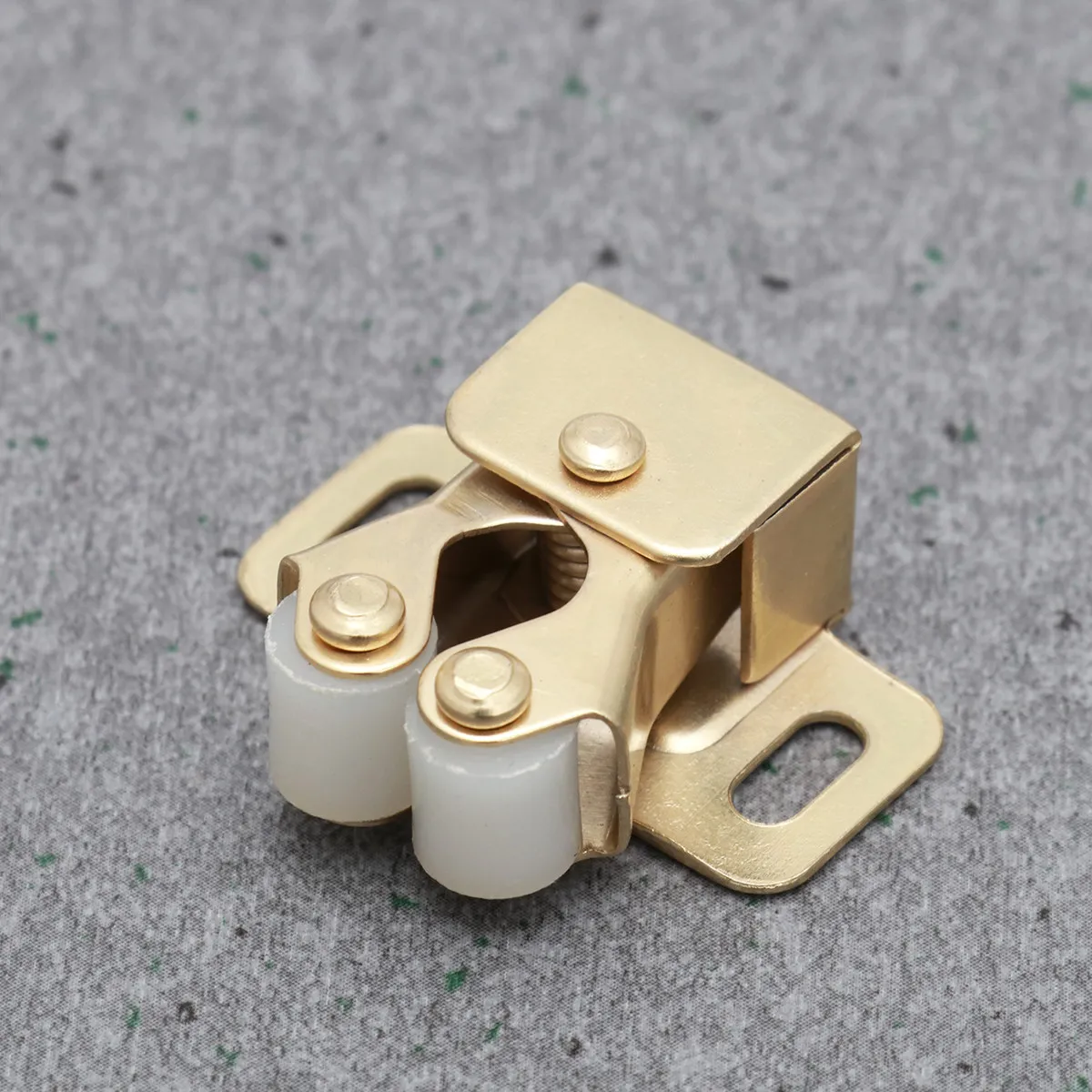 10Pcs Door Buckle Wardrobe Cabinet Touch Latch Non Magnetic Adjustable Spring Ball Locker Furniture Door Lock Cabinet Lock