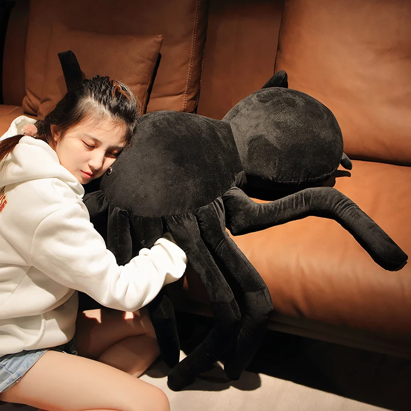 20-80CM Simulation Spider Plush Toys Real Like Stuffed Soft Animal Awful Pillow for Kids Children Xmas Birthday Gifts