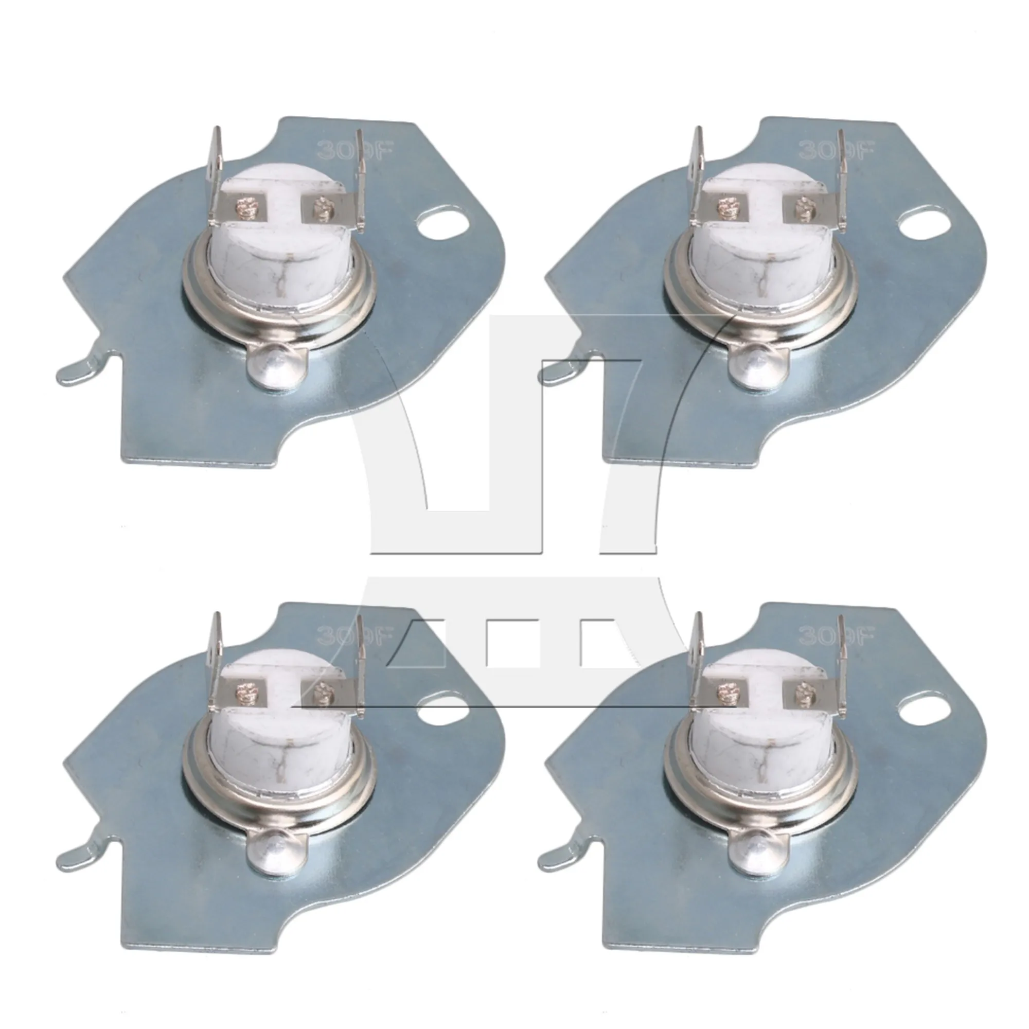 4 Pcs 3977393 & 80005 Thermal Fuse Parts Replacement for Crosley Dryer