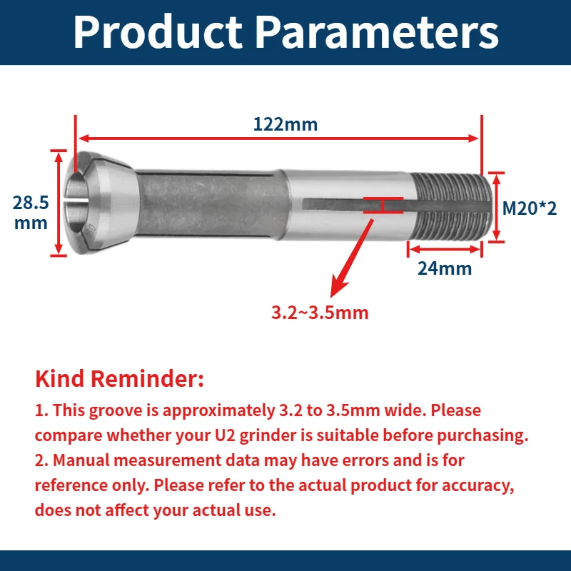 1-20mm Sharpening Machine Collet Chuck Grinder machine Clamping tools 0.008mm CNC Spring Clamp tool For Grinder Machine Accuracy