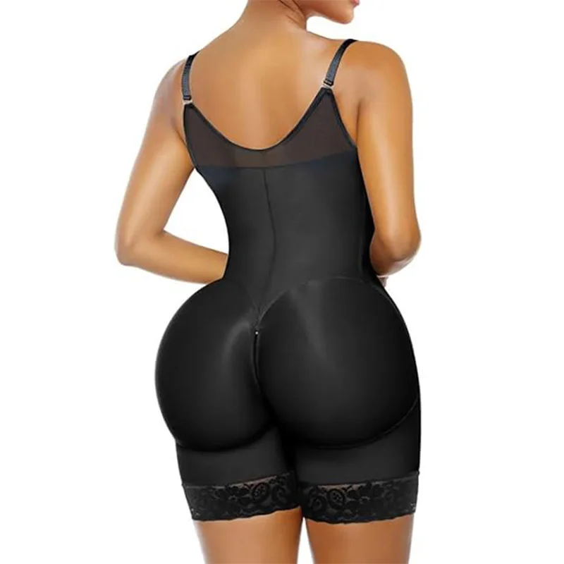 Zipper Style Postpartum Body Shaper Underwear Seamless Butt Lifter Bodysuit Belly Contracting Butt Lifting Slimming Shapewear - view 3