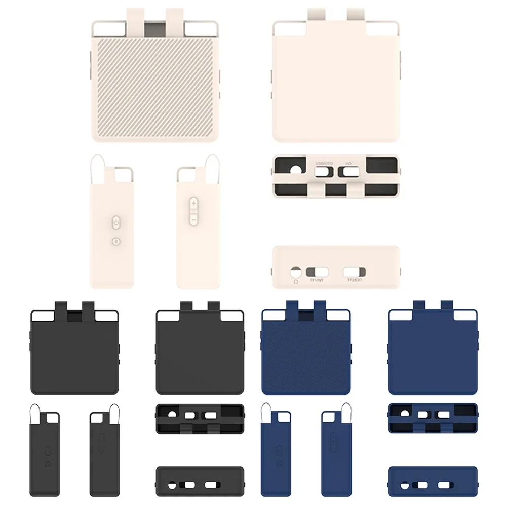 For ANBERNIC RG35XXSP Silicone Case Shockproof Anti-Scratch Protective Case Antidrop Protective Cover Washable Solid Color Case