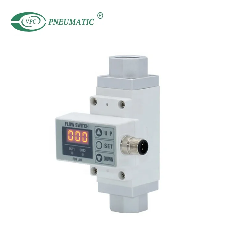

PF2A Digital Air Flow Meter SMC Type 2-Color Display Integrated Digital Flow Switch