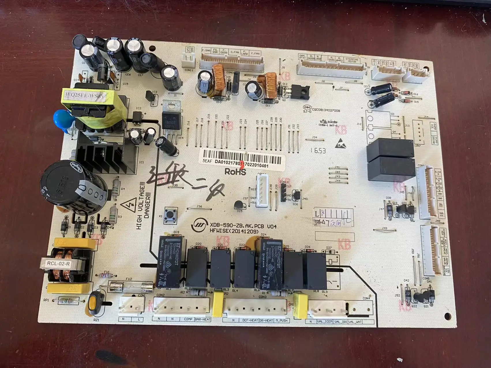 

XDB-590-ZB.AK.PCB V04 тестовая печатная плата, материнская плата, исправна.
