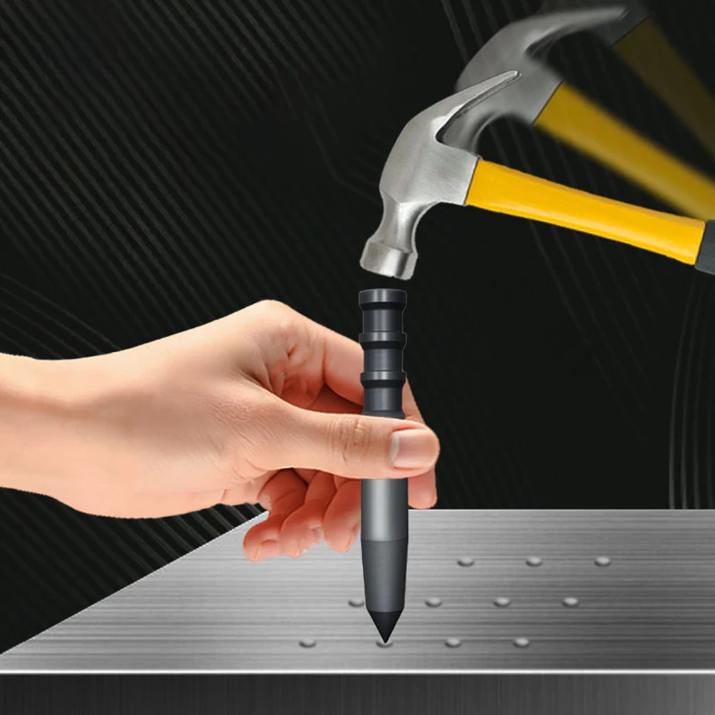 1pc Center Punch Locator Center Punch Locator Glass Striker Breaker Punch Centering Punch Punch Tool Drilling Hole Positioning