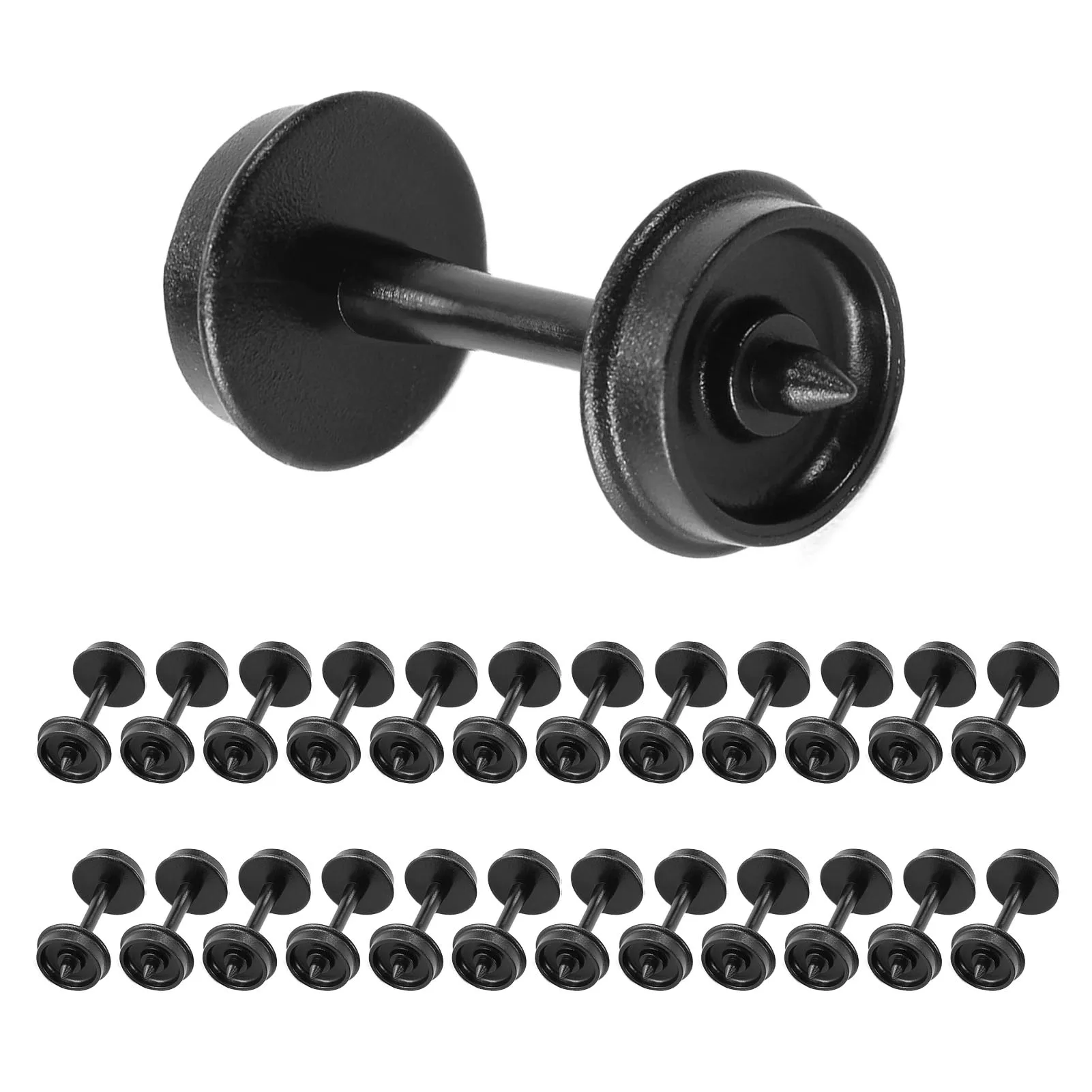 

Evemodel 24pcs Plastic 36" Wheels for Model Trains 1:87 HO Scale 36" Wheelsets HP36HO