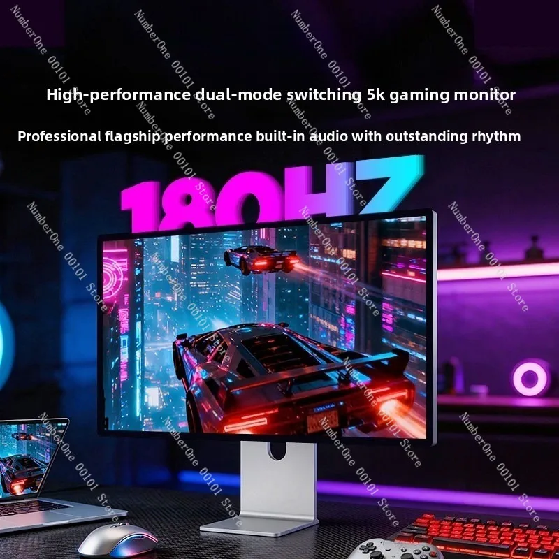 27 Inch 5K Gaming Monitor Dual Mode 5K 180Hz / 2K 330Hz High Definition IPS P27Z