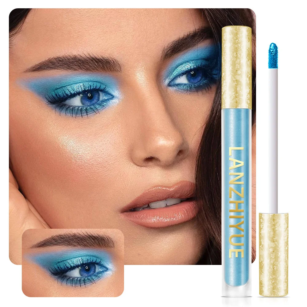 Color-changing Liquid Eye Shadow Smooth Texture Glitter Eyeshadow Creamy Charming Eyes Eyeshadow Trend Liquid Eye Shadow Smooth