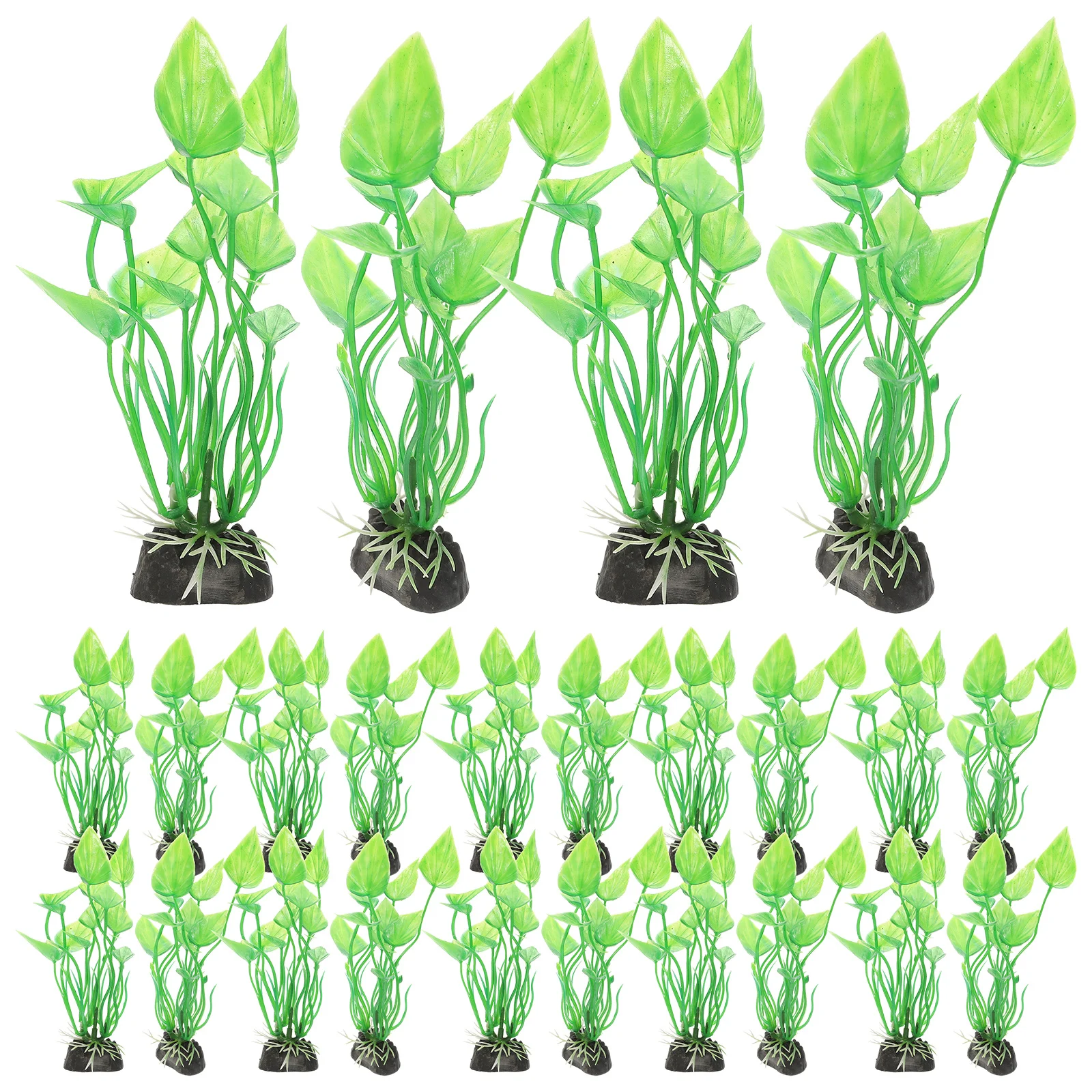 

20Pcs Simulated Aquatic Plants Fish Tank Decorations Realistic Lifelike Plastic Aquarium Decor Freshwater Fish Accessories