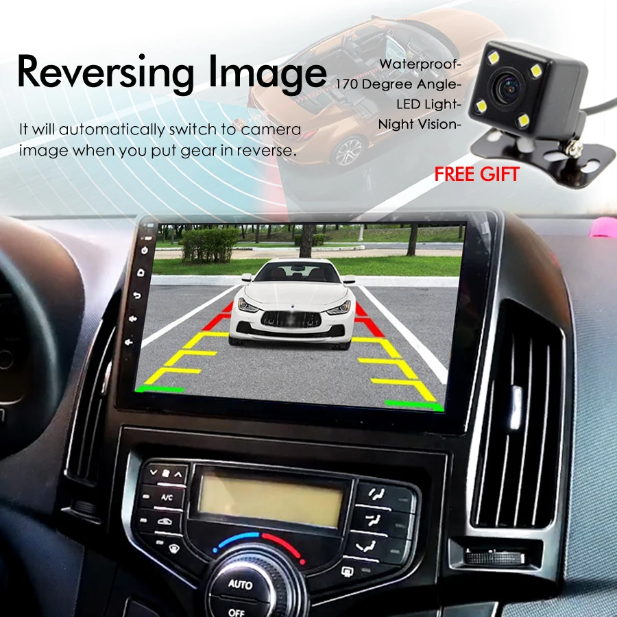 현대 I30 2006 2011 멀티미디어 비디오 플레이어, GPS 내비게이션, AI 음성 제어, 무선 카플레이, 자동차 라디오, 안드로이드 13, 8 + 128GB
