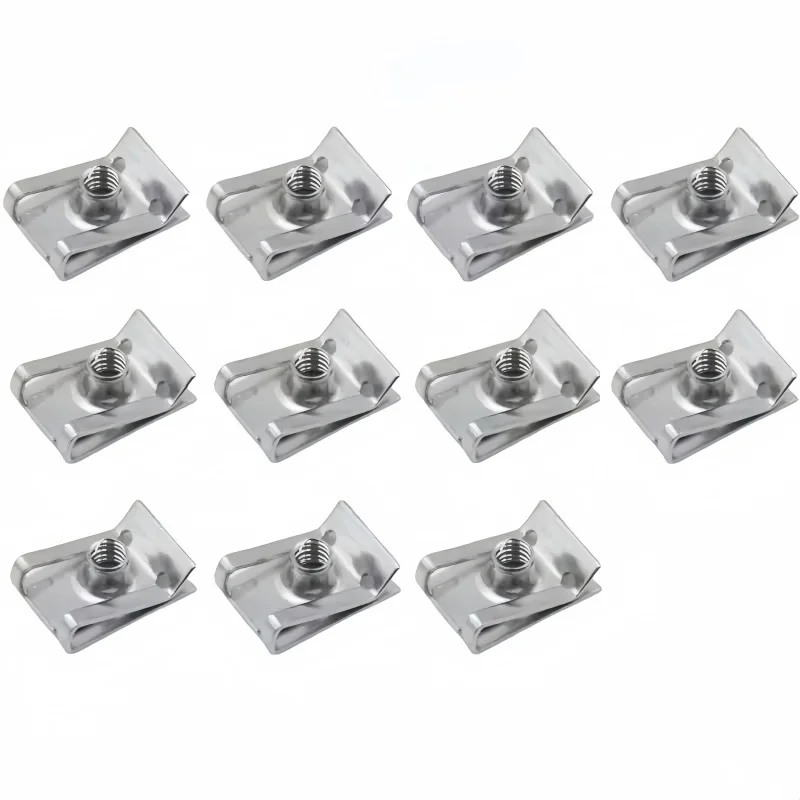 

30 шт. M5 U-образные гайки из полированной стали для мотоцикла, скутера, внутреннее крепление, простой в эксплуатации мотоцикл с большим пальцем