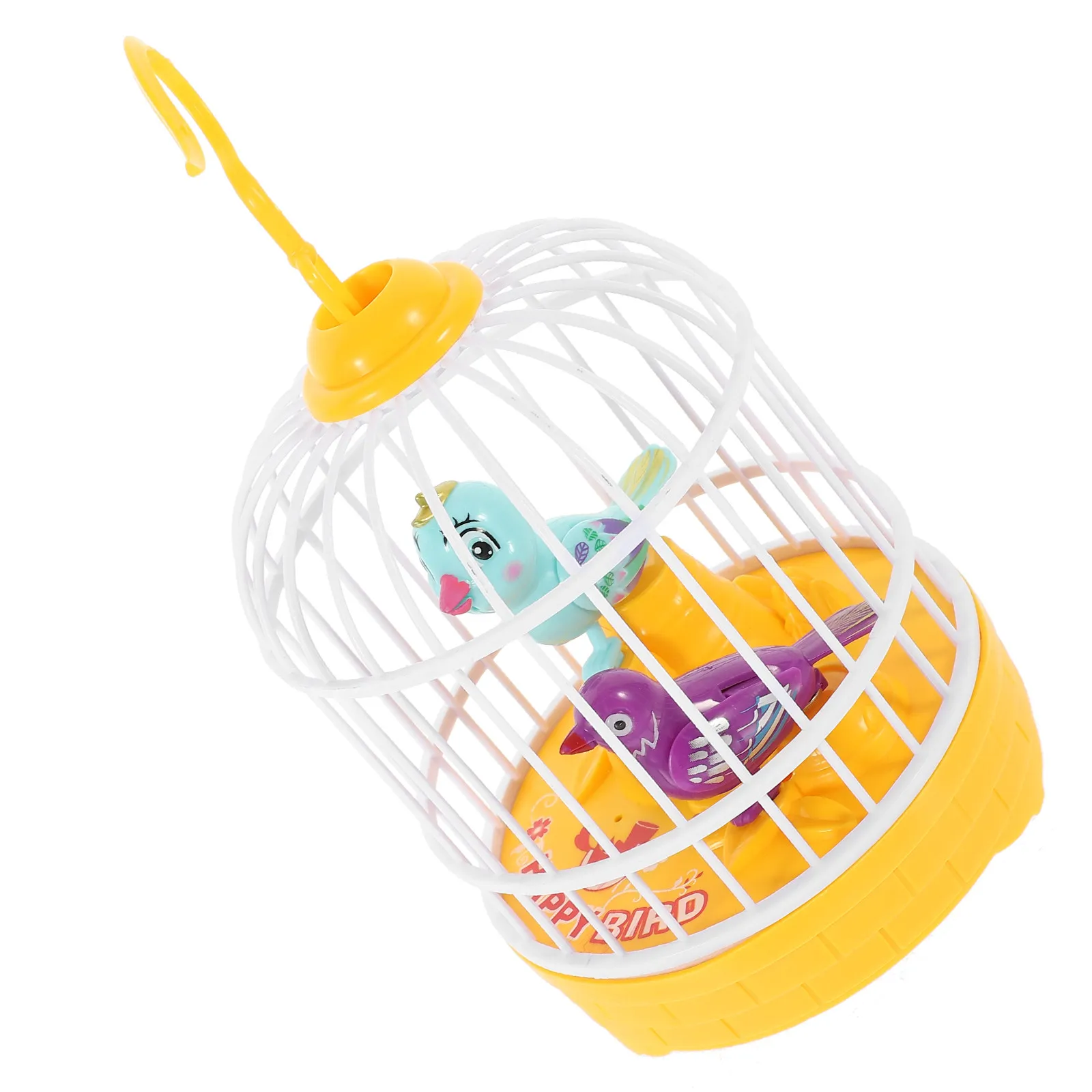 

1Pcs Voice Control Bird Cage Simulation Parrot Electric Lighting Inductive Sound Activated Interactive Home Decoration Kids Gift