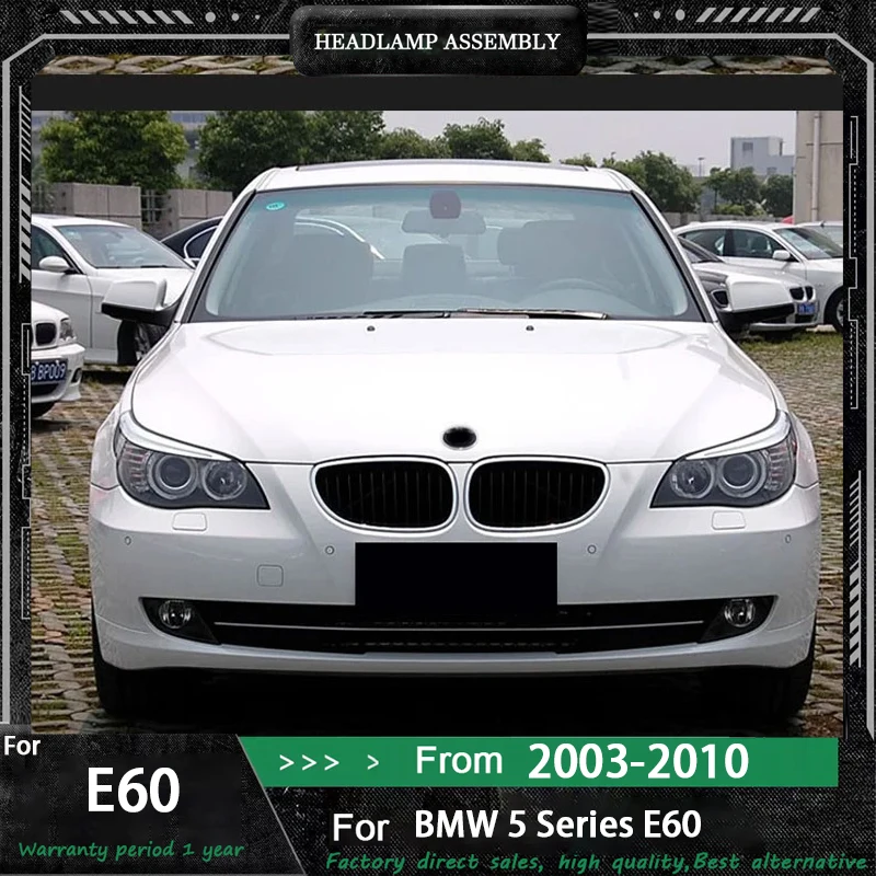 

Car Accessories Headlights led For BMW 5 Series E60 2003-2010 Xenon DRL Fog Trailer lamps Turning Signal Voiture Plug And Play