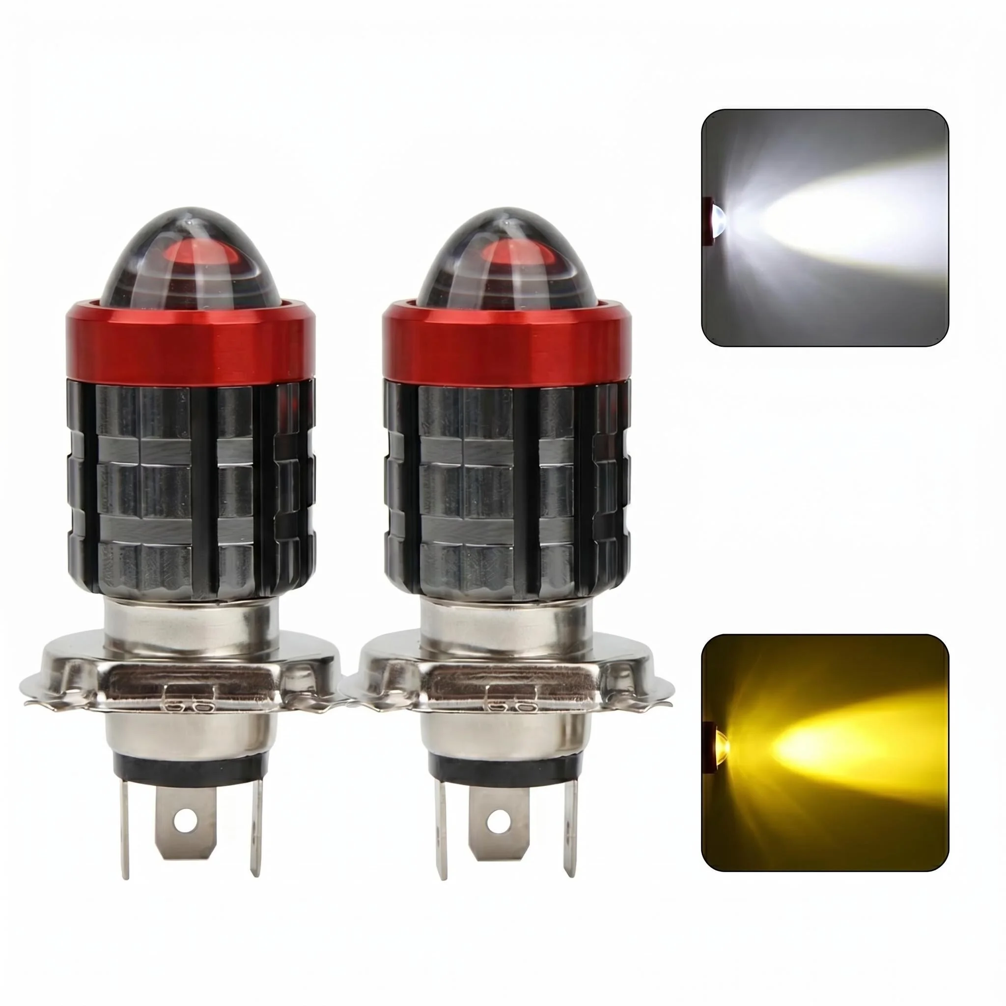 H4 9003 LED CSP Headlight Bulb for Cars and Motorcycles LED High/Low Beam Headlamp Auto Headlamp 12V 12000lm Car Fog Lamp 12V