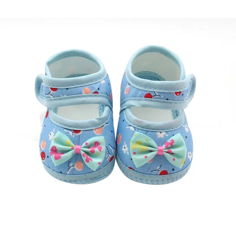 Baby Shoes Cute Bow Princess Shoes Non-Slip Soft Soled Walking Cute Shoes for Toddler First Walkers