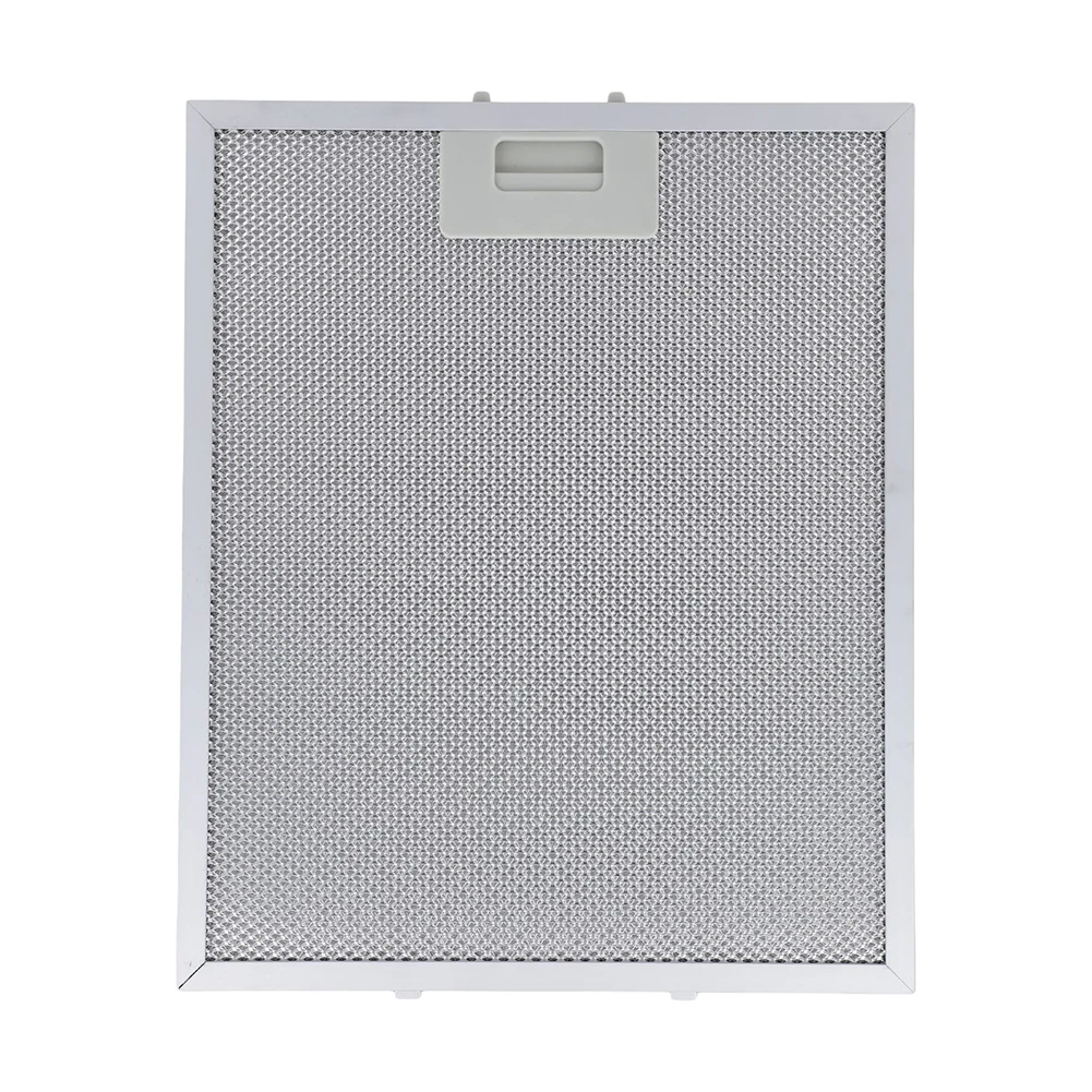 Aluminum Silver Cooker Hood Filters Metal Mesh Extractor Vent Filter 280x355x9mm For Proper Air Circulation While Removing