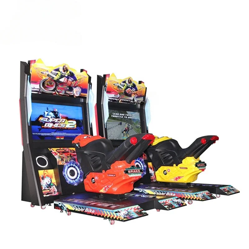 Factory Coin Operated Arcade Car Full Motion Simulator 4d Driving Game Machine Cockpit Outrun 32 Car Sim Racing Games Simulator