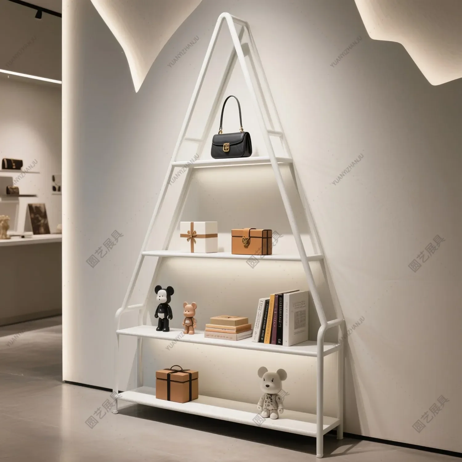 Cosmetics Display Cabinet Floor Shelf Beauty Salon Product Display Cabinet Shelf Display Shelf Multi-layer Creative Container