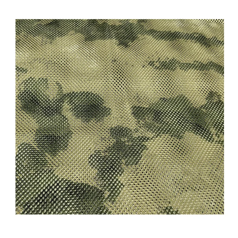 

Mesh fabric 230gsm A-TACS-FG camouflage fabric tactical tricot fabric mesh for printed
