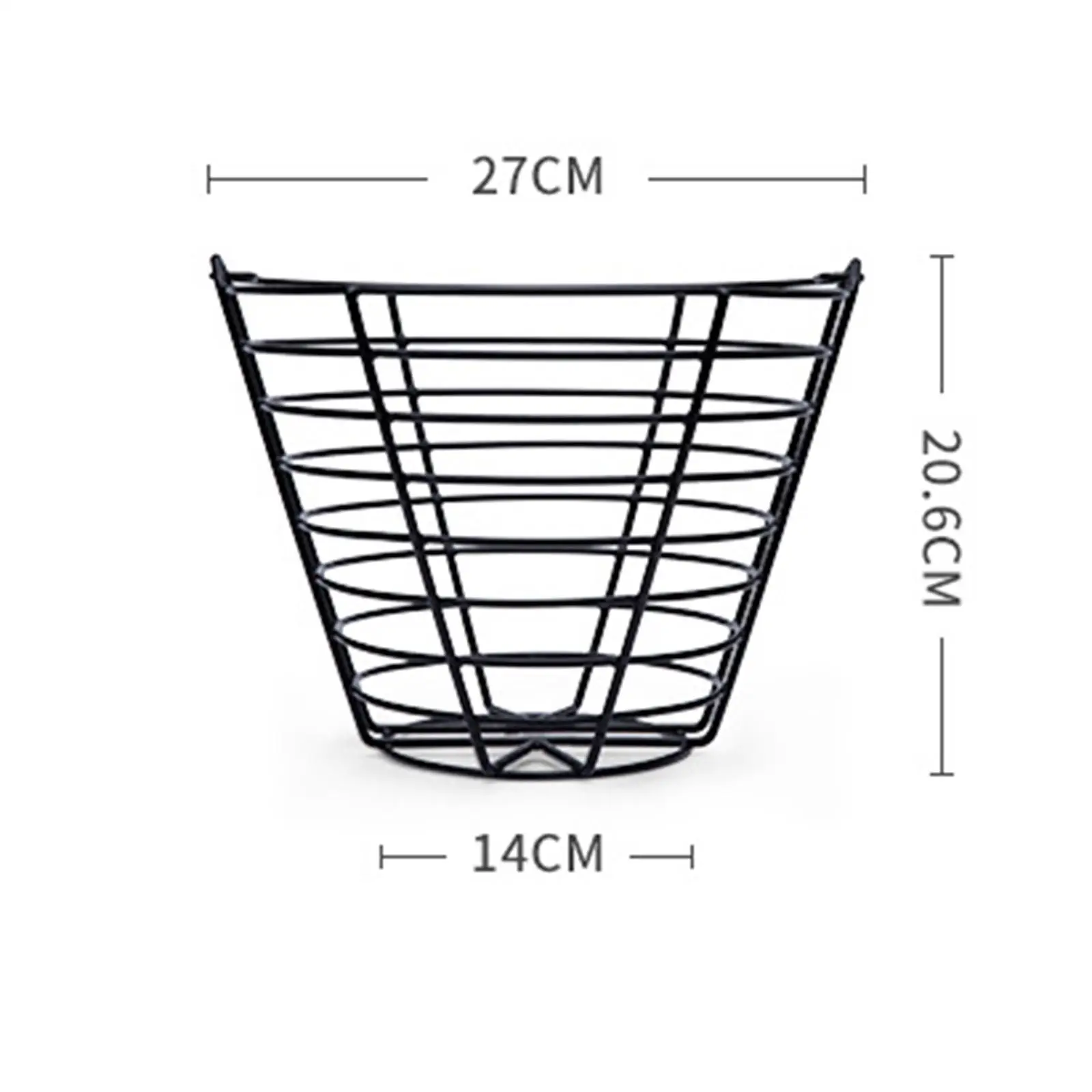 Golf Ball Storage Basket Portable Iron Golf Ball Holder Bucket with Handle for Driving Range Practice Supplies