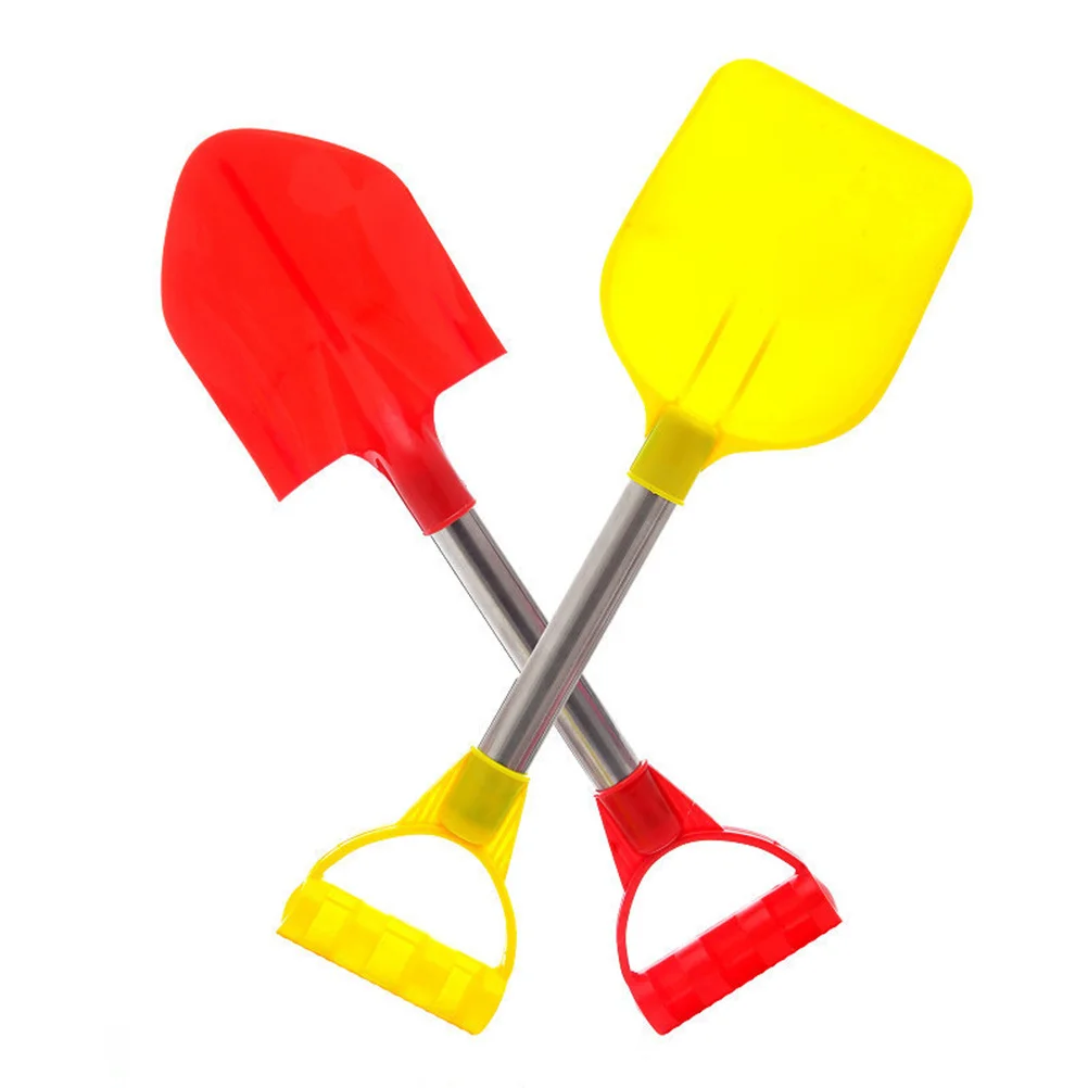 2Pcs Sand Shovel Premium Material Lightweight Creative Kids Beach Spades for Sand Box Beach Toys