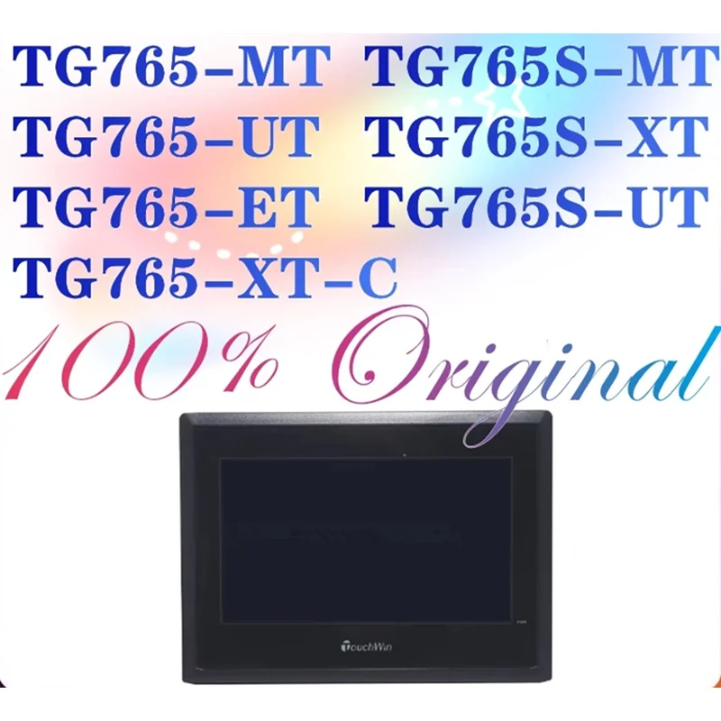 New XINJE TouchWin TG765-MT TG765-UT TG765-ET TG765-XT-C TG765S-MT TG765S-XT TG765S-UT HMI Touch Screen 7 inch USB Ethernet