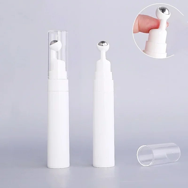 1/2/3Pcs Metal Ball Vacuum Bottles Essential Oils Cream Massage Roller Eye Creams Refillable Bottle Cosmetic Storage Container