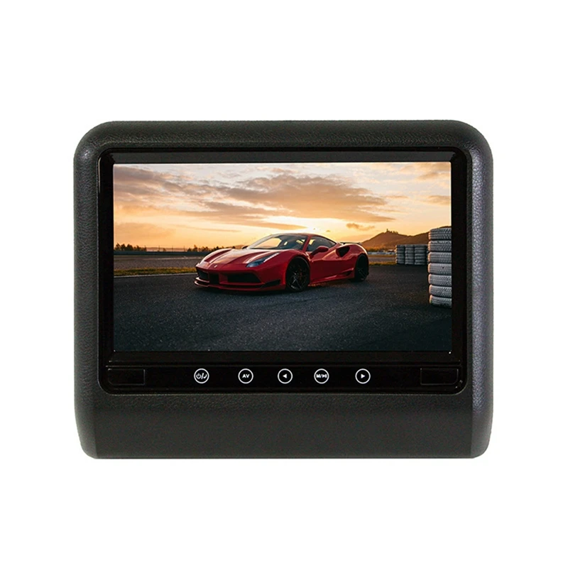 Car Backrest Multimedia Player Car Headrest Pillow Display, Headrest Display,Car Headrest Lcd Screen Monitor,9 Inch