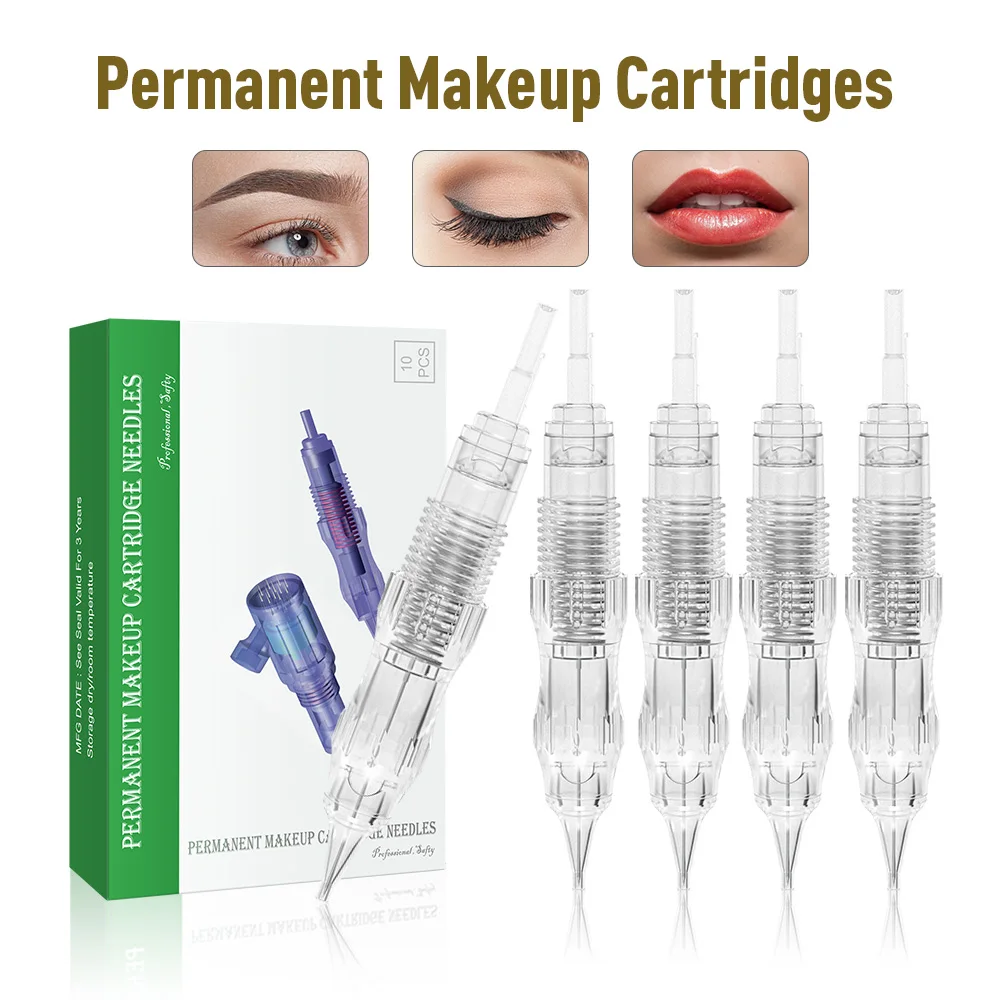 Permanent Makeup Tattoo Needles Cartridges for Eyebrow Machine for Permanet Makeup Machine Permanent Makeup Cartridge Needle