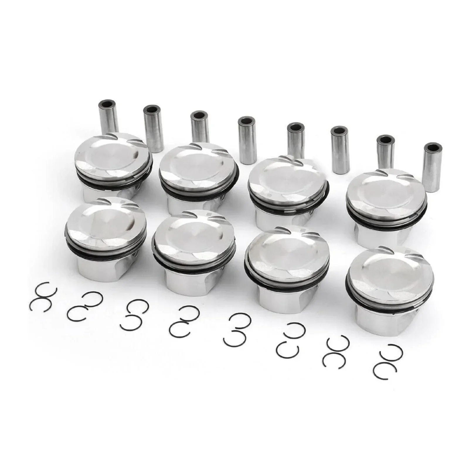 Aftermarket 8x Pistons Rings Set Φ89mm For BMW 550ix 750i X5 X6 F10 F15 F16 N63N N63TU 4.4 T 11257647339