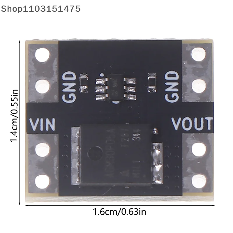 JTZTF 1pcs XL0401 Ideale Diode Module Simulatie Ideale Diode Gelijkrichter 3V-26V 5.5mΩ Lage Interne Weerstand MOS Board