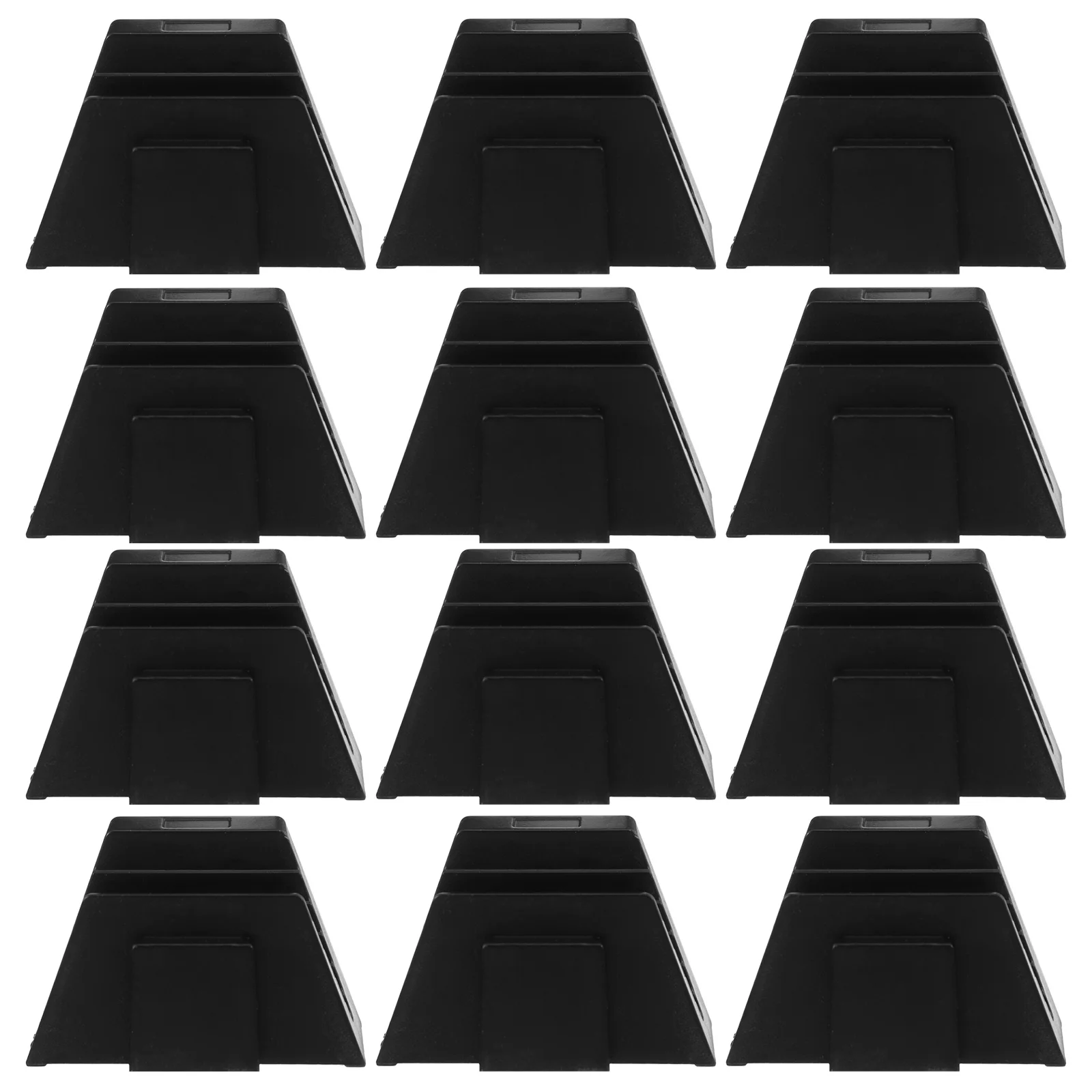 

12Pcs Wrench Organizer Rack Sturdy Plastic Tool Holder for Maximum Space Efficiency DIY Mechanic Tool Arrangement