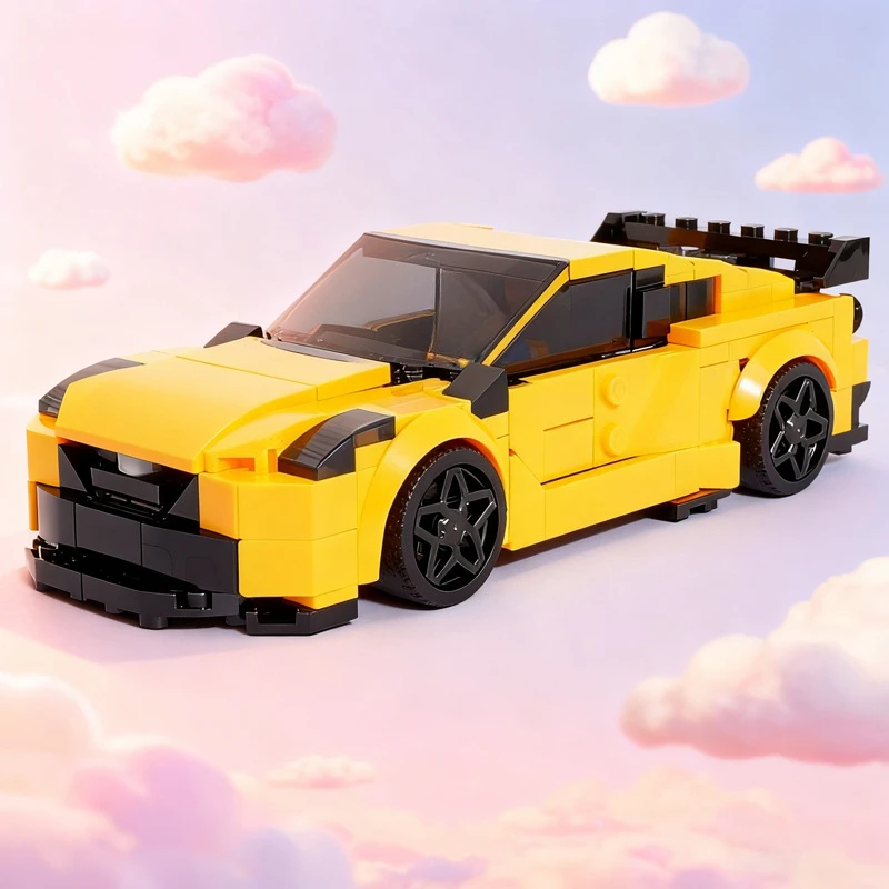 

303pcs MOC Nissan GT R City Champions Super Car Model Building Blocks Architecture Toy Festival Gifts Idea Education Brick