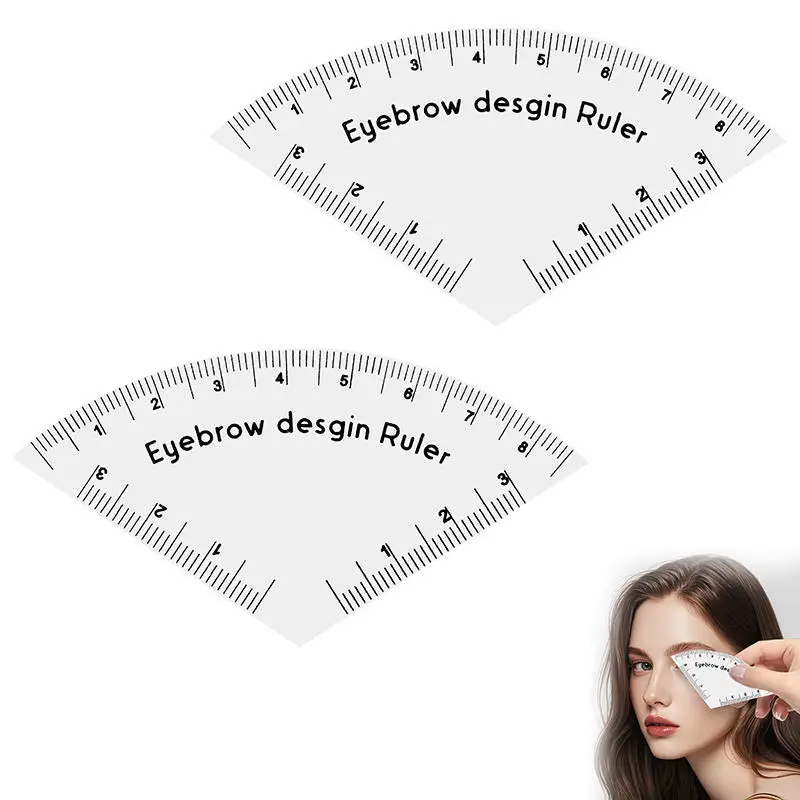 Quick Eyebrow Drawing Design Ruler Reusable Eyebrow Makeup Drawing Assist Rulers Eyebrow Shape Template Tool Cosmetic Products