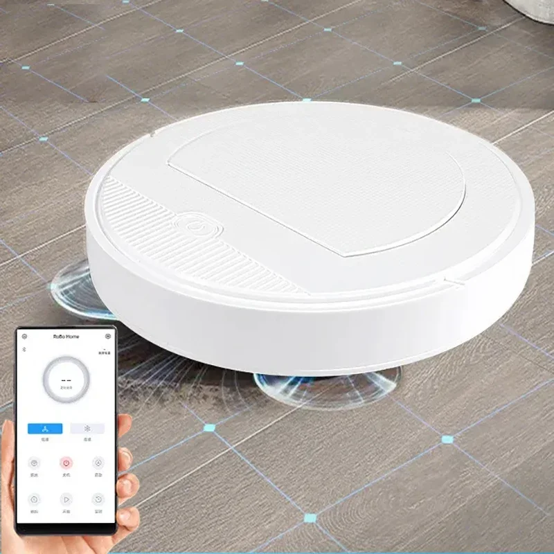 NEW 2024 New New USB Robot Vacuum Cleaner Smart for  Mobile Phone APP Remote Control Automatic Dust Removal Cleaning Sweeper Gif