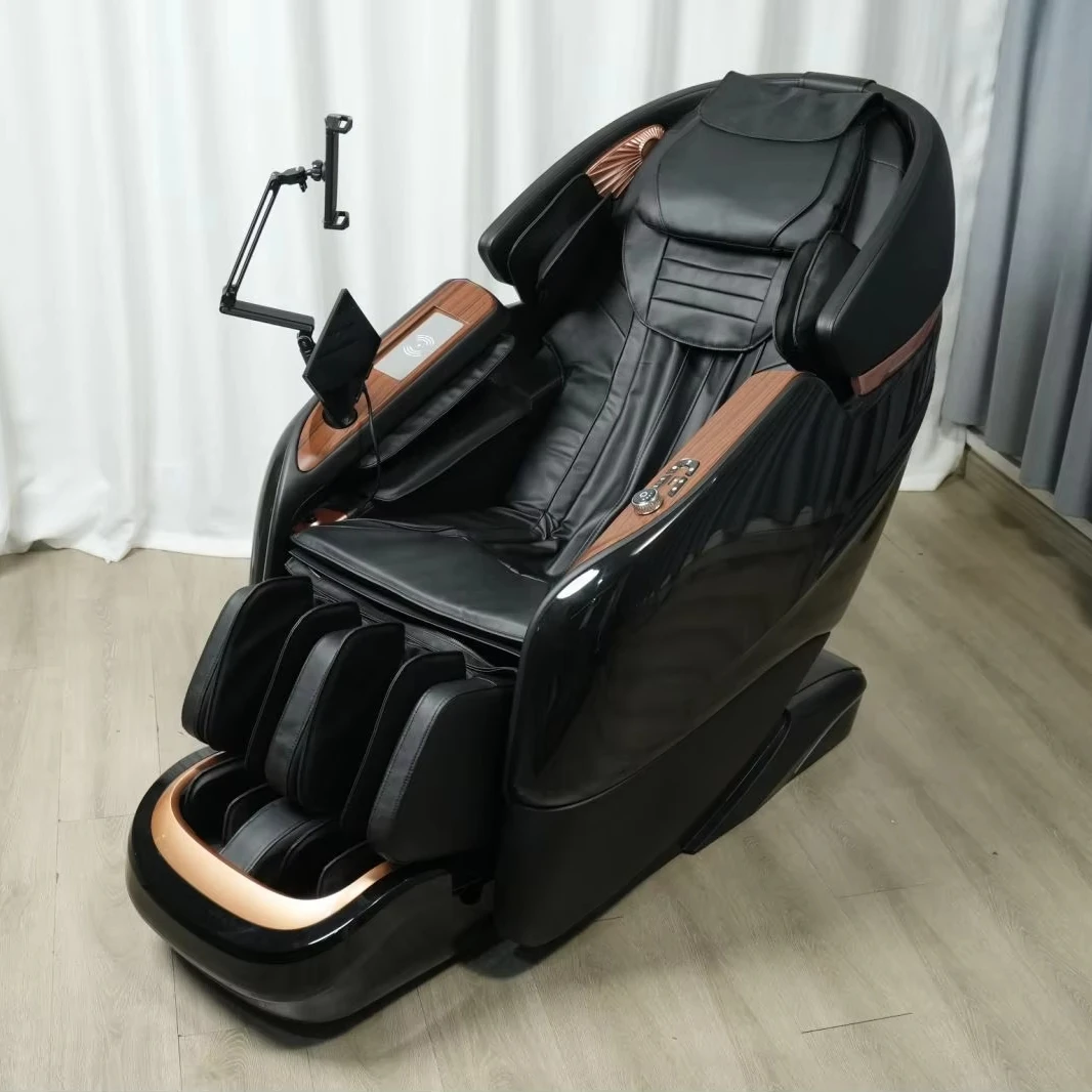 GUOHENG New Luxury Shiatsu Zero Gravity Massager Chair SL Track 4D Full Body Massager Chair for Body