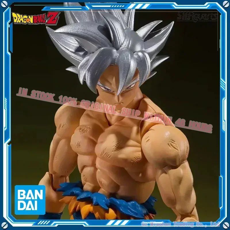 متوفر 100% أصلي من Bandai S.H.Figuarts SHF Dragon Ball Z Son Goku Ultra Instinct Toyotaro Edition VJ30TH متوفر في المخزون أنيمي #5